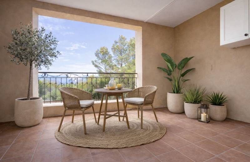 terrasse - proposition d'aménagement -