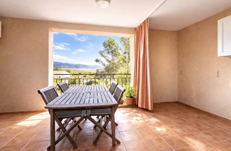 Terrasse abritée - état actuel -